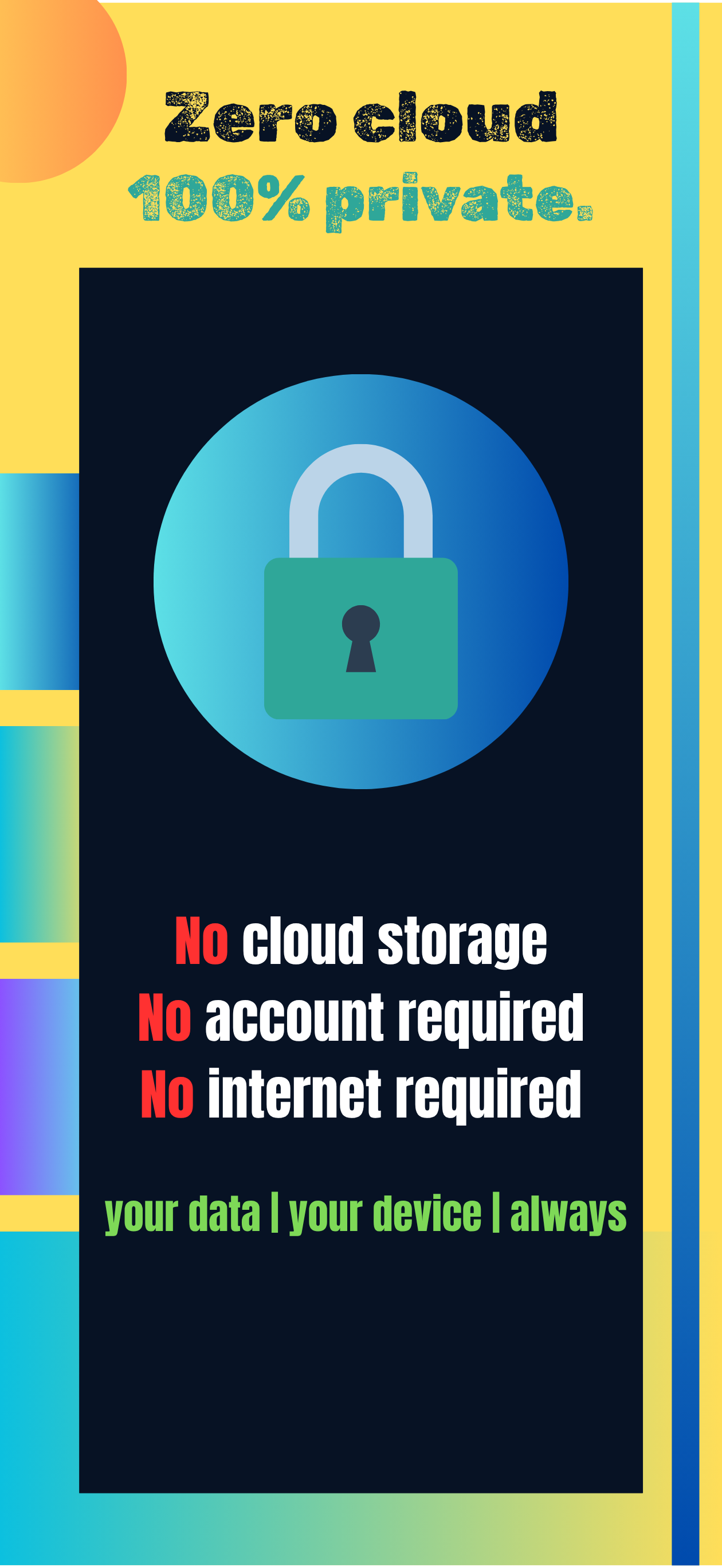 Zero cloud, 100% private